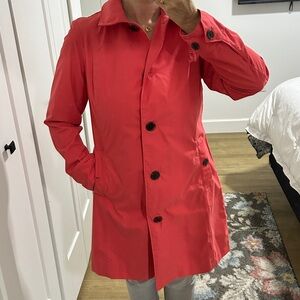 LANDS END Fully Lined Long Sleeve Trench/Raincoat |Size SP